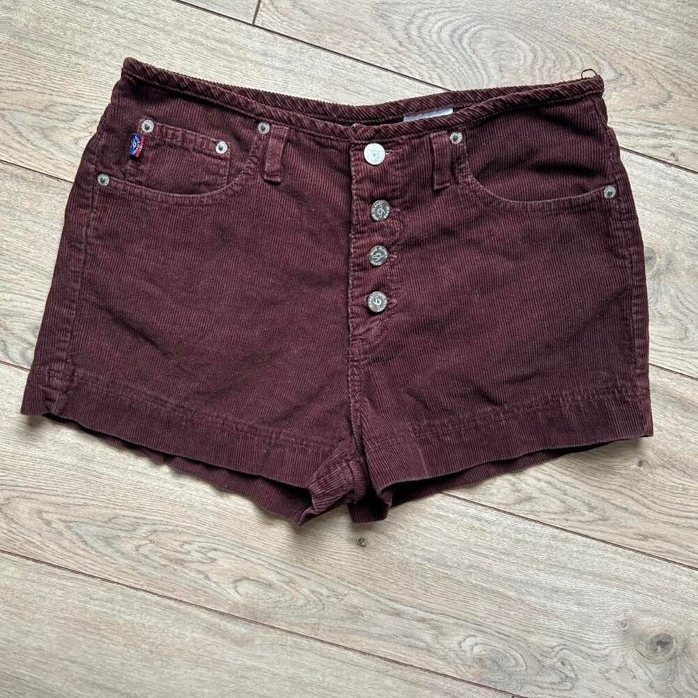 Y2k brown 100 cotton corduroy